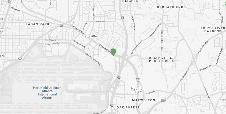 Kimpton Overland Hotel Atlanta Airport Google Map